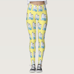 Leggings Ilustracion personalizado de leche