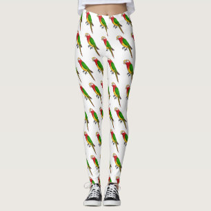 Leggings Ilustracion personalizado de loro feliz