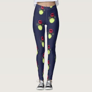 Leggings Ilustracion personalizado de luciérnaga de bichos 