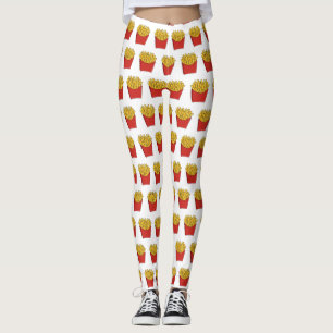Leggings Ilustracion personalizado de patatas fritas