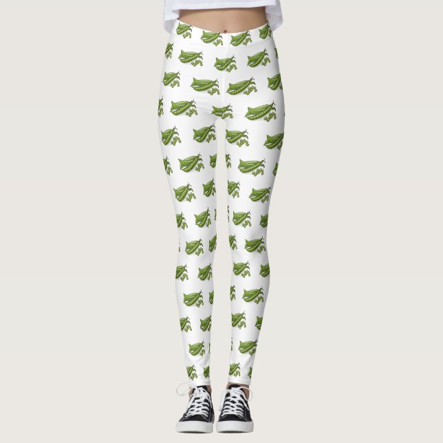 Leggings Ilustracion personalizado de Pea (Anverso)