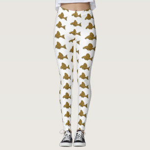 Leggings Ilustracion personalizado de pescado Pleco