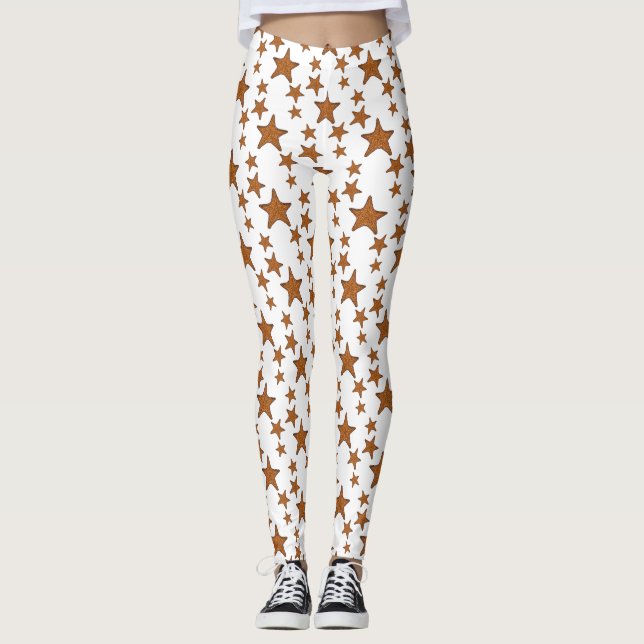 Leggings Ilustracion personalizado de pez estrella (Anverso)