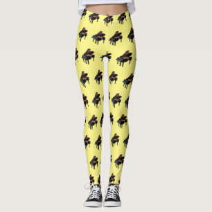 Leggings Ilustracion personalizado de piano