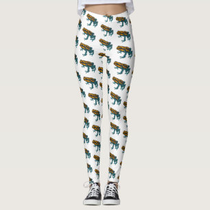 Leggings Ilustracion personalizado de rana darda venenosa
