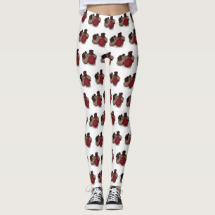 Leggings Ilustracion personalizado de remolacha