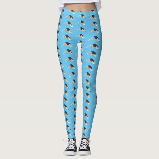 Leggings Ilustracion personalizado de Tamandua (Anverso)