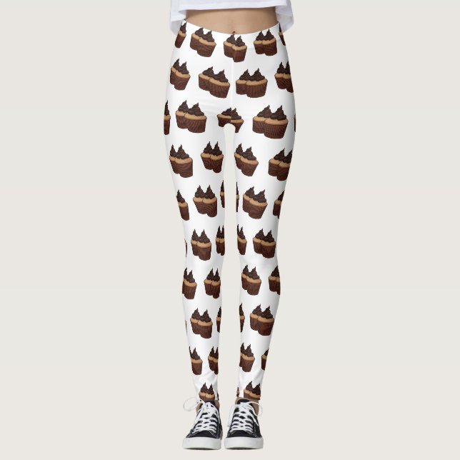 Leggings Ilustracion personalizado de tarta (Anverso)