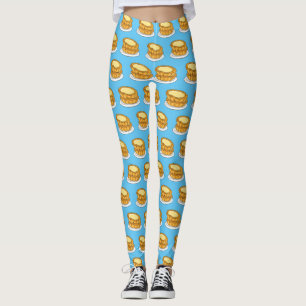 Leggings Ilustracion personalizado de tarta de huevo