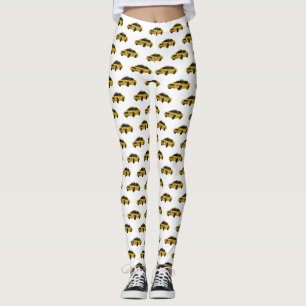 Leggings Ilustracion personalizado de taxi