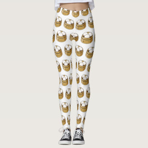 Leggings Ilustracion personalizado Dim sum