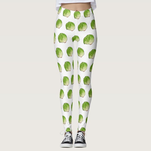 Leggings Ilustracion personalizado Lettuce (Anverso)
