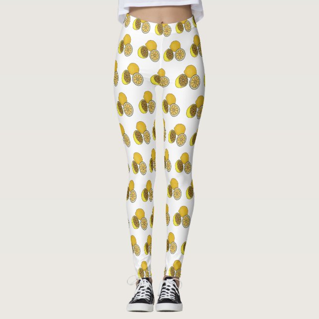 Leggings Ilustracion personalizado limón (Anverso)