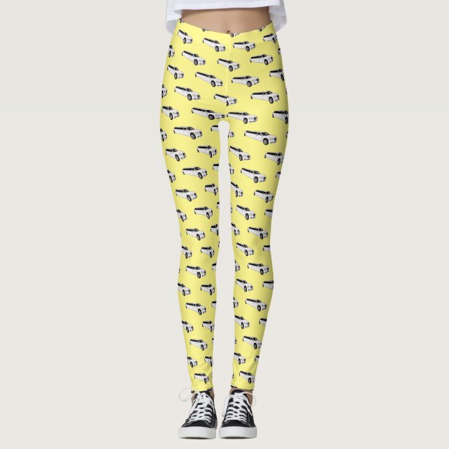 Leggings Ilustracion personalizado limusina (Anverso)