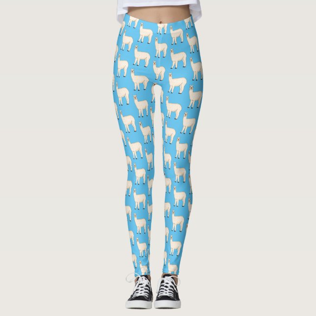 Leggings Ilustracion personalizado Llama (Anverso)