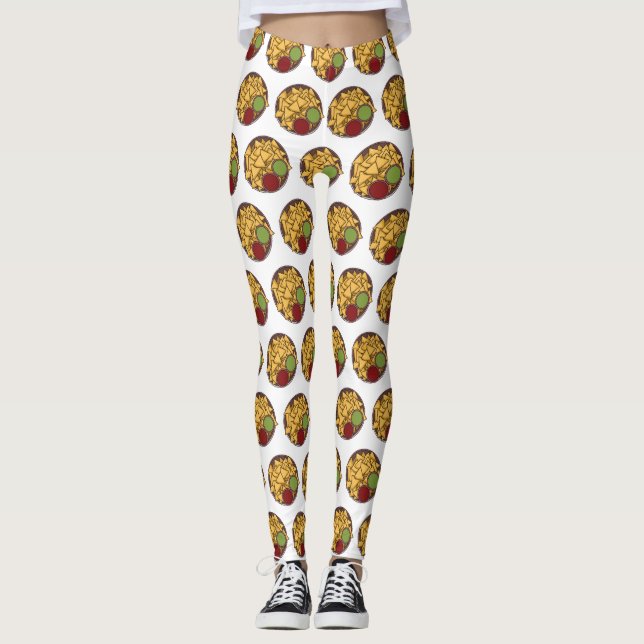 Leggings Ilustracion personalizado Nachos (Anverso)