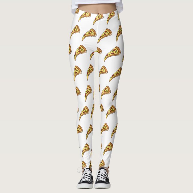 Leggings Ilustracion personalizado Pizza (Anverso)