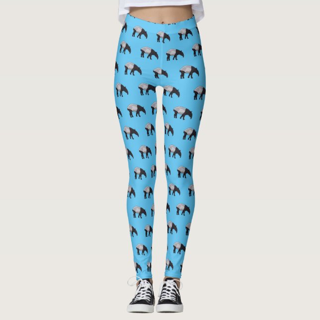 Leggings Ilustracion personalizado Tapir (Anverso)