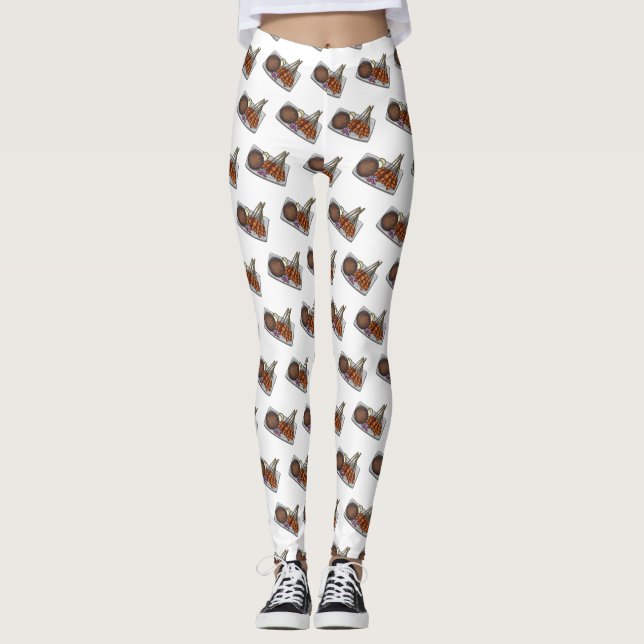 Leggings Ilustracion Satay personalizado (Anverso)