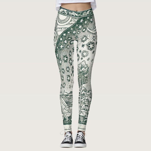 Leggings Ilustracion Vintage Flammarion del Universo (Anverso)