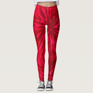 LEGGINGS IMAGEN ABSTRACTA DE ASTRAL ROJO