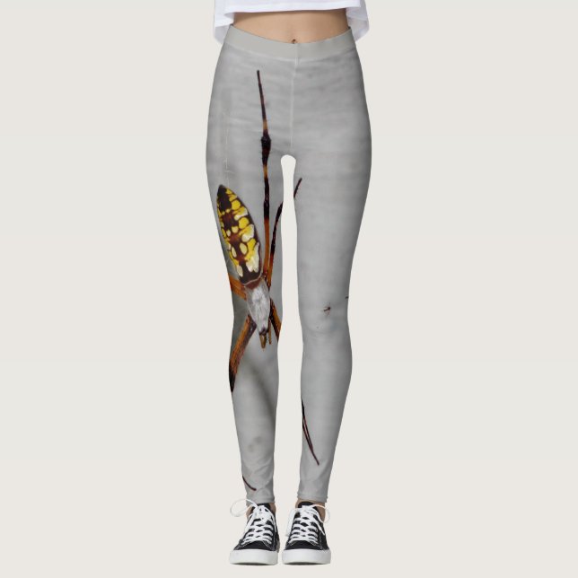 Leggings Imagen de la araña real en las piernas (Anverso)