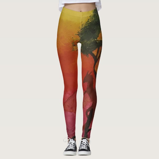 Leggings Imagen de mi obra Fantasía y realidad (Anverso)
