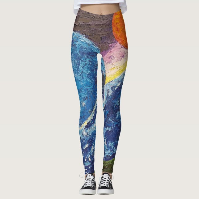 Leggings Imagen de mi obra Horizonte (Anverso)