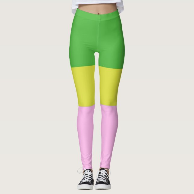 Leggings imagen de tres colores (Anverso)