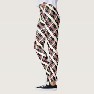 Leggings Imagen "vitivinícola" de triángulos repetidos e in