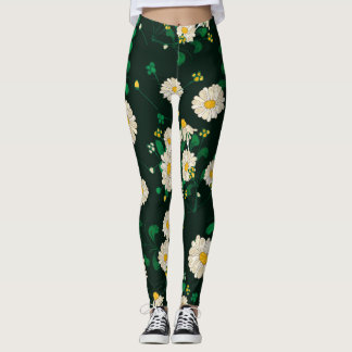 Leggings Imitación de dibujos de niños bordados.