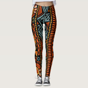 Leggings Impresión africana