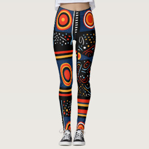 Leggings Impresión africana moderna
