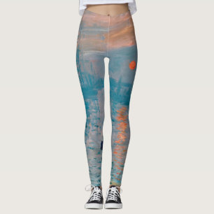 Leggings Impresión Amanecer Claude Monet