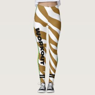 Leggings Impresión animal colorida l Modern brown white Wor