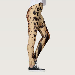 Leggings Impresión animal de cebra y tigre de leopardo de
