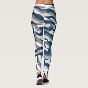 Leggings Impresión animal en la marina y acuarela