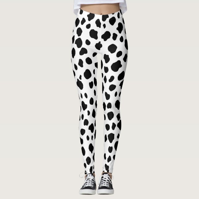 Leggings Impresión dálmata de la vaca (Anverso)