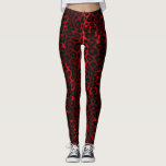 Leggings Impresión de animal oscuro del leopardo rojo<br><div class="desc">Láminas de impresión de patrones de animales del Leopardo Rojo oscuro. ⭐ 99% de mis diseños en mi tienda están hechos en capas. Esto le facilita cambiar el tamaño y mover los gráficos y el texto para que se ajuste perfectamente a cada producto. ⭐ (Asegúrese de cambiar el tamaño o...</div>