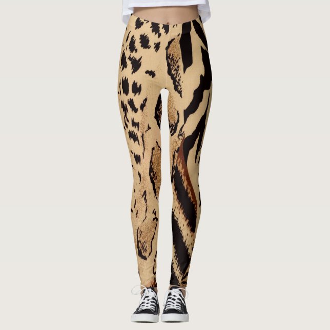 Leggings Impresión de animales (Anverso)