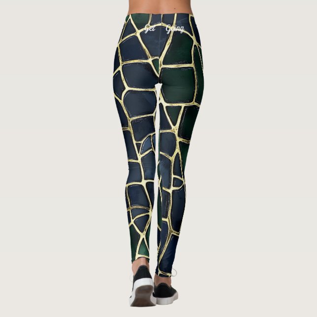 Leggings Impresión de animales de la shell Tortoise (Reverso)
