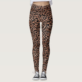 Leggings Impresión de animales de leopardo de Moda de monog