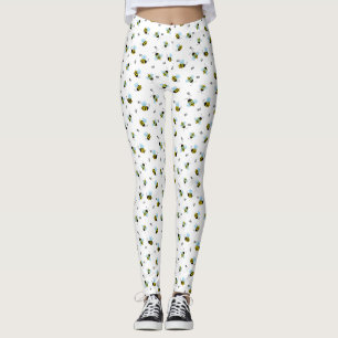 Leggings Impresión de bugs muy ocupada