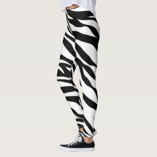 Leggings Impresión de cebra
