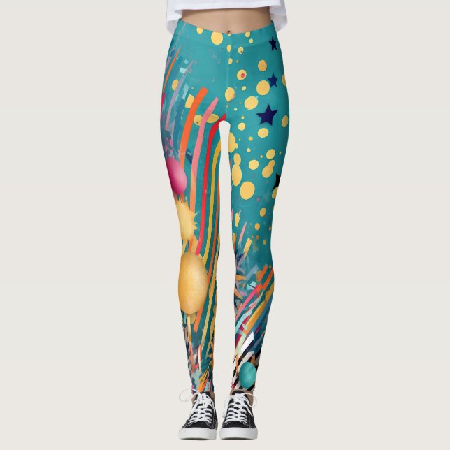 Leggings Impresión de circo (Anverso)