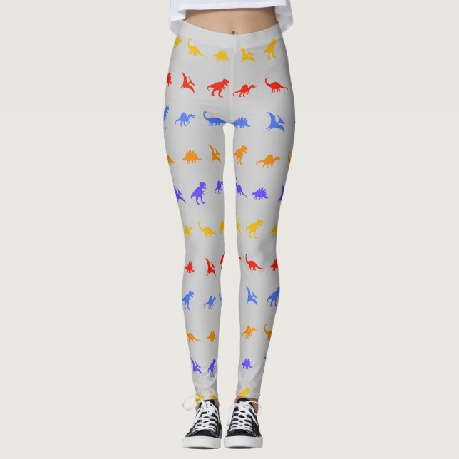 Leggings Impresión de dinosaurio (Anverso)