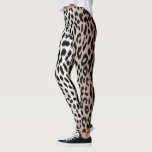 Leggings Impresión de dos tonalidades de leopardo de chita<br><div class="desc">Patrón de leopardo de chita de dos tonalidades metálico Impreso de deportes de moda para mujeres gimnasio pantalones de piernas de yoga.</div>