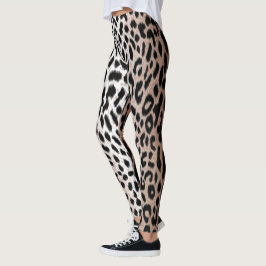 Leggings Impresión de dos tonalidades de leopardo de chita