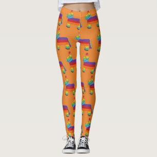 Leggings Impresión de Fiesta de Fiesta de Fiesta de Fiesta 