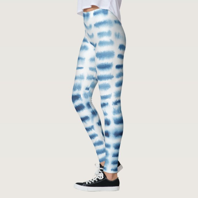 Leggings Impresión de la acuarela de Indigio (Izquierda)